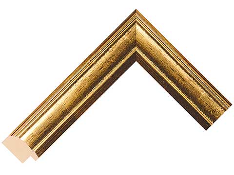 Gold leaf finish